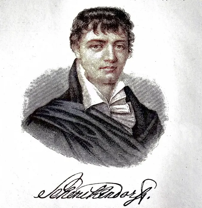 Framed Print : Maximilian von Schenkendorf, 11 December 1783