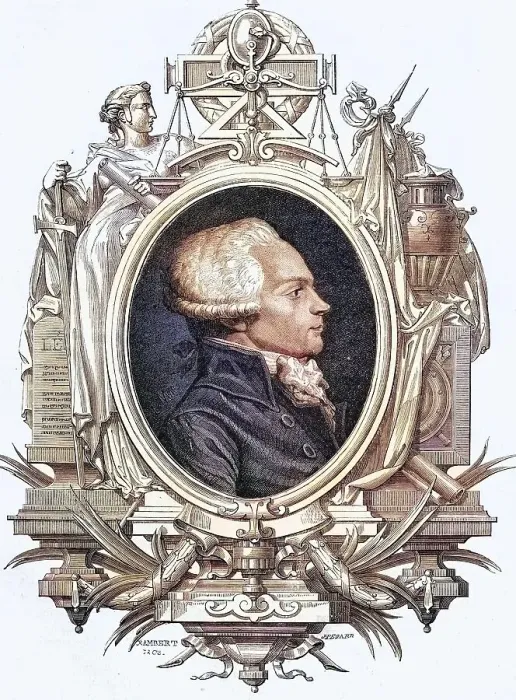 Framed Print : Maximilien Robespierre, 1758-1794