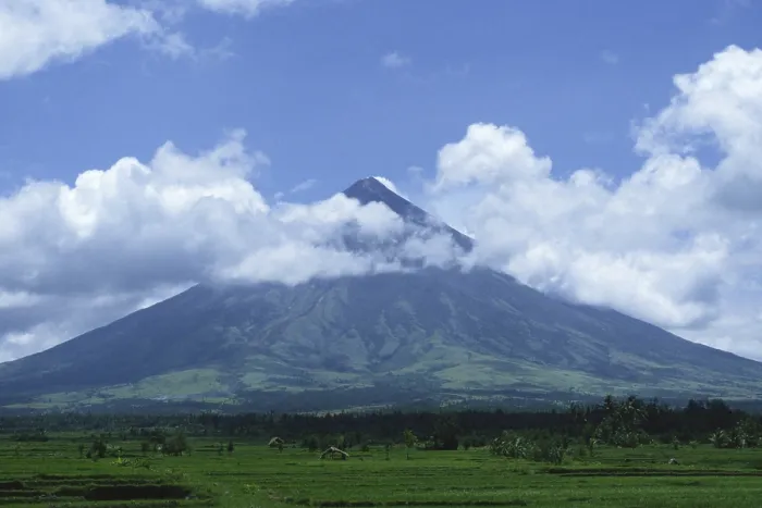 Framed Print : Mayon Volcano