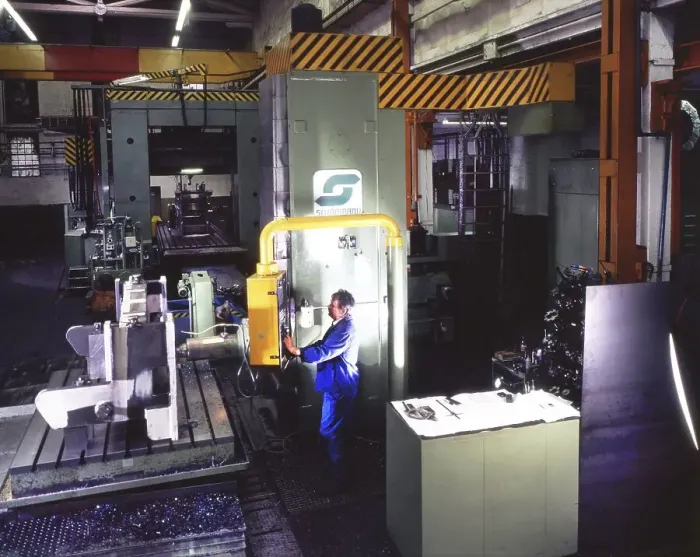 Framed Print : Mechanical engineering, Hemer at the company Sundwiger Eisenwerke Framed Print : Mechanical engineering, Hemer at the company Sundwiger Eisenwerke