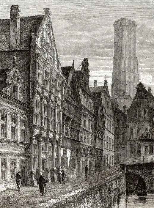 Framed Print : Mechelen oder Mechlin, Malines