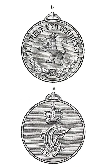 Framed Print : Medal of Honour of Schwarzburg-Sondershausen