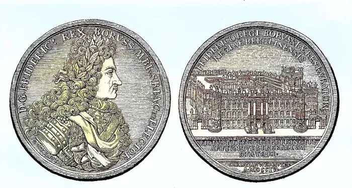 Framed Print : Medal with the portrait of Frederick I of Prussia Framed Print : Medal with the portrait of Frederick I of Prussia