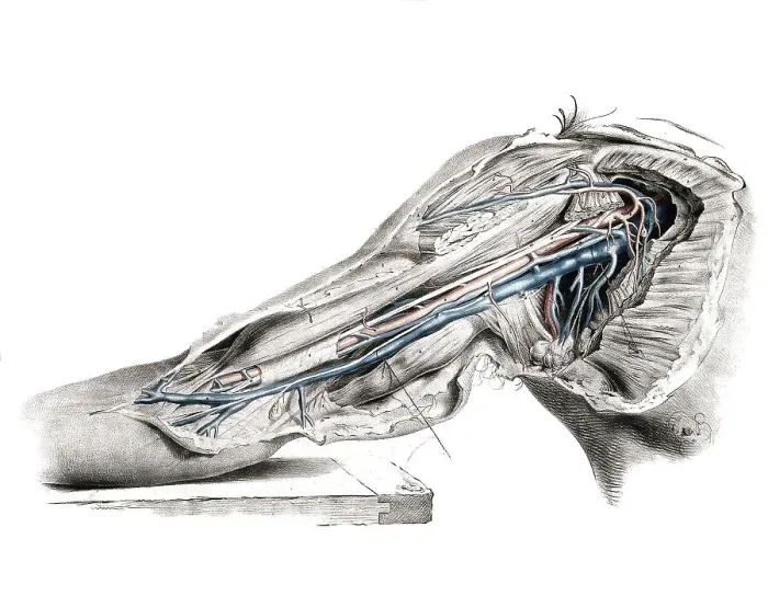 Framed Print : Medicine, human anatomy, the circulatory system