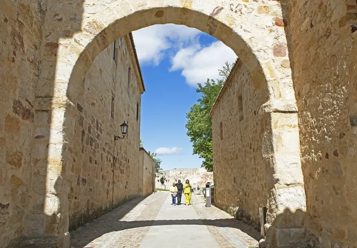 Framed Print : Medieval fortress El Castillo in the historic centre of Zamora Framed Print : Medieval fortress El Castillo in the historic centre of Zamora