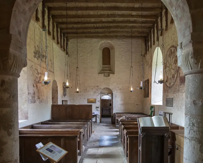 Framed Print : Medieval frescoes church of Saint Mary Framed Print : Medieval frescoes church of Saint Mary