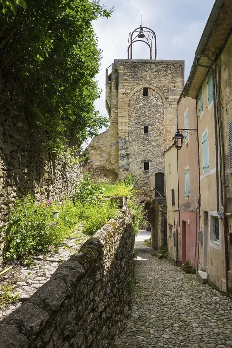 Framed Print : Medieval village in the mountains Framed Print : Medieval village in the mountains