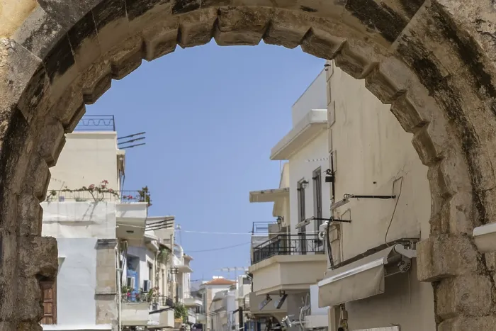 Framed Print : A Mediterranean old town centre Framed Print : A Mediterranean old town centre