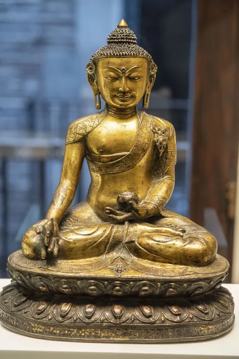 Framed Print : Medizin Buddha Bhaisajyaguru, Western Tibet