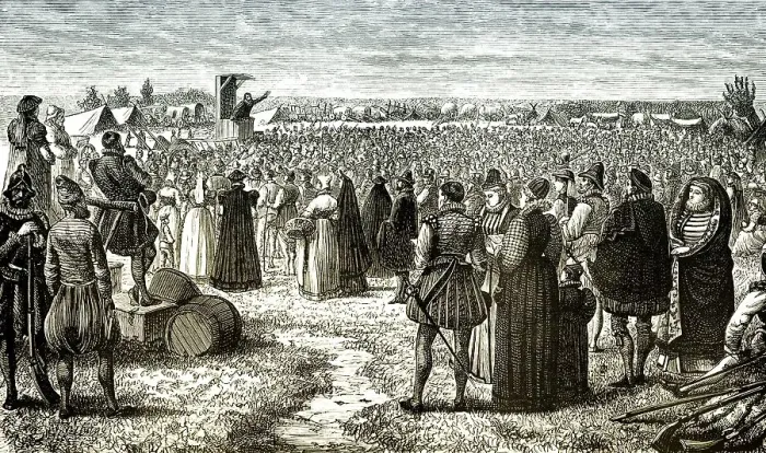 Framed Print : Meeting of the calvinists near Ghent Framed Print : Meeting of the calvinists near Ghent