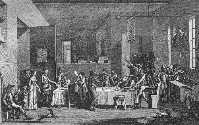 Framed Print : Meeting of a Revolutionary Committee during the Reign of Terror 1793 Framed Print : Meeting of a Revolutionary Committee during the Reign of Terror 1793