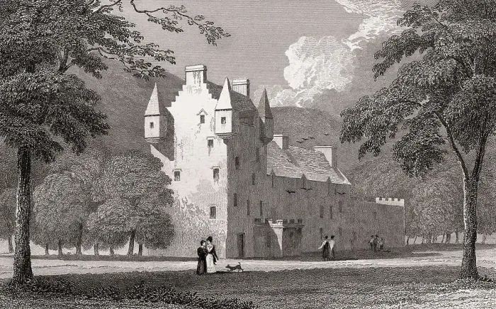 Framed Print : Meggernie Castle, Perth and Kinross Framed Print : Meggernie Castle, Perth and Kinross