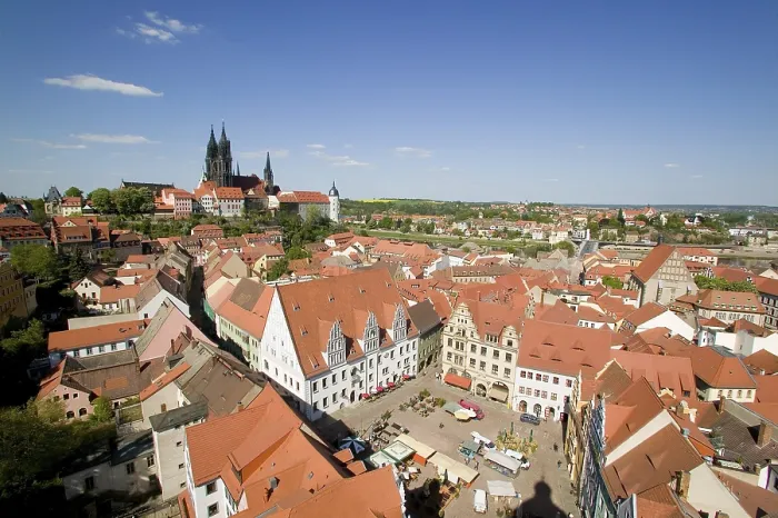 Framed Print : Meissen Old Town Framed Print : Meissen Old Town