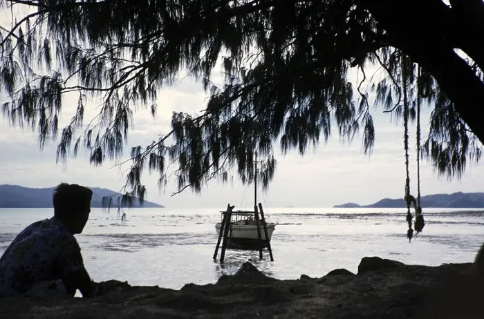Framed Print : Melbourne Grammar School expedition to Queensland, Australia, 1956 Whitsunday Islands, boat on the beach, Oceania Framed Print : Melbourne Grammar School expedition to Queensland, Australia, 1956 Whitsunday Islands, boat on the beach, Oceania
