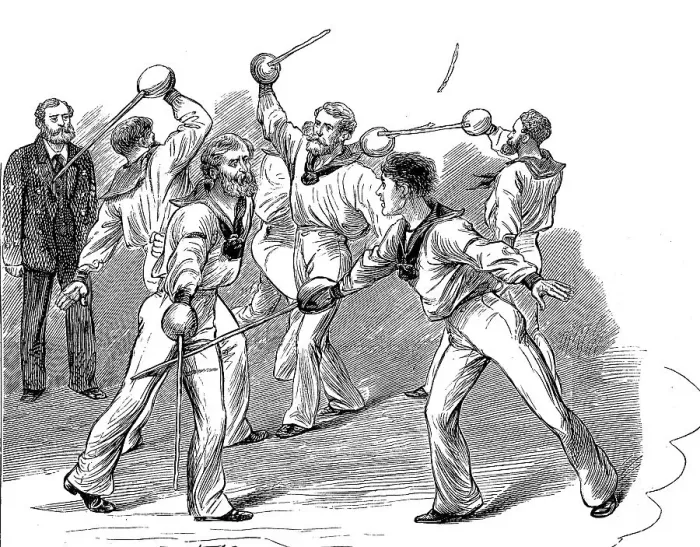 Framed Print : A melee fought at the Albert Hall