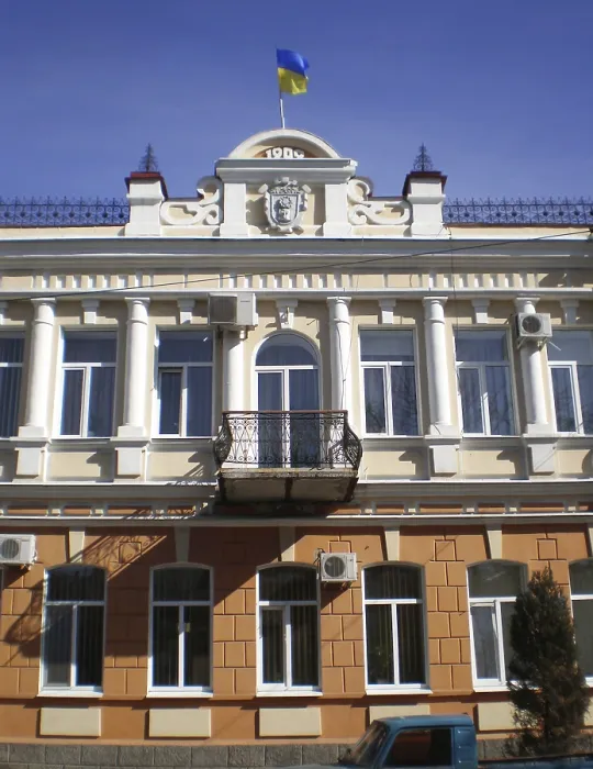 Framed Print : The Melitopol City Council building with the mayor's office Framed Print : The Melitopol City Council building with the mayor's office