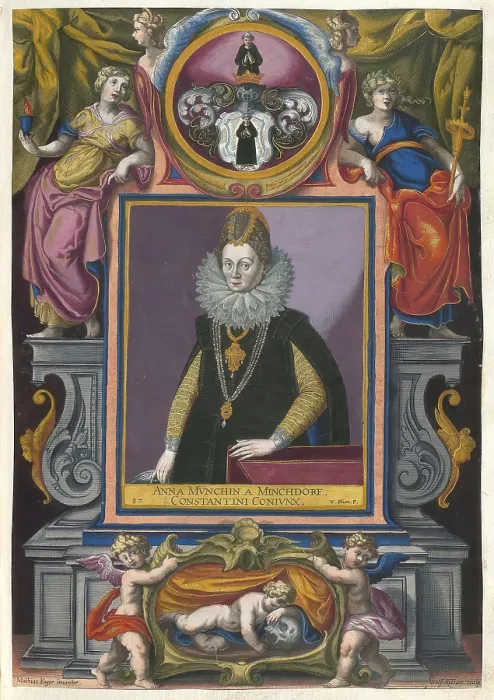 Framed Print : Members of the famous Augsburg Fugger family