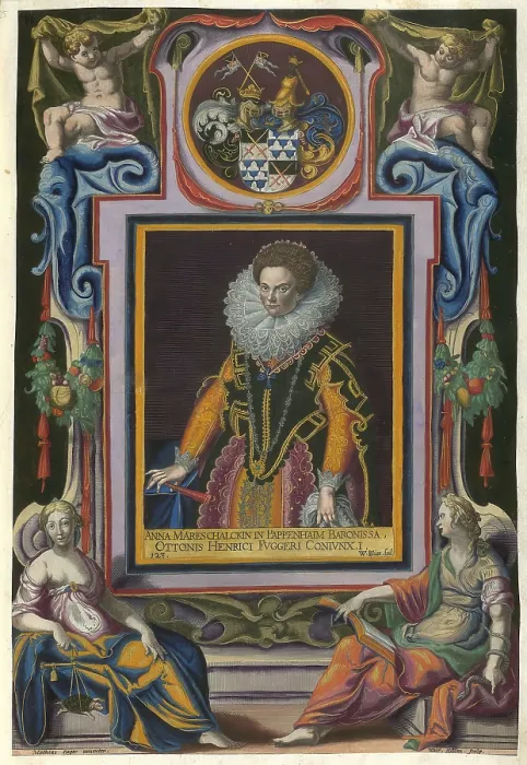 Framed Print : Members of the famous Augsburg Fugger family