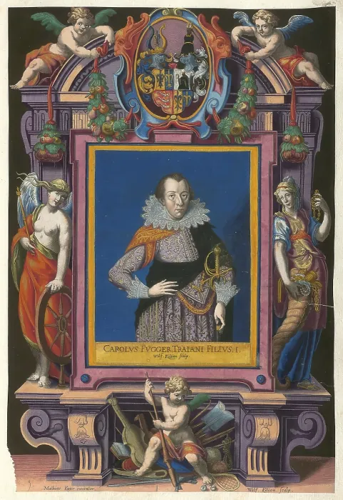 Framed Print : Members of the famous Augsburg Fugger family Framed Print : Members of the famous Augsburg Fugger family