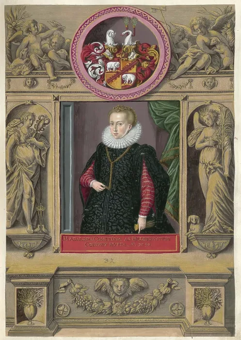Framed Print : Members of the famous Augsburg Fugger family