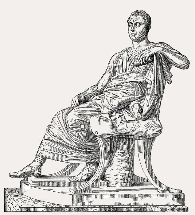Framed Print : Menander, c. 342 / 41 - c. 290 BC, a Greek dramatist