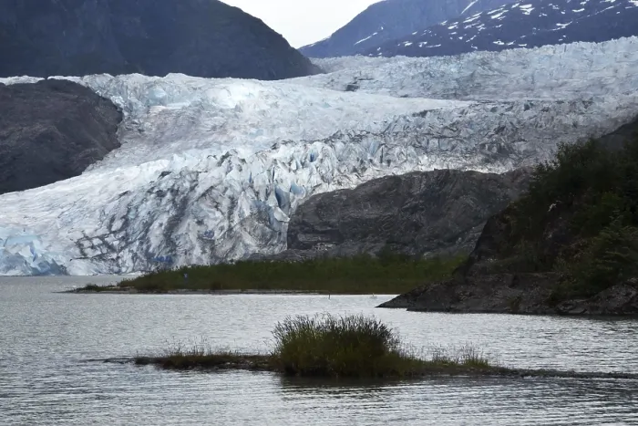 Framed Print : Mendenhall Glacier, Alaska, USA