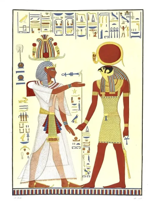 Framed Print : Menphtah II, son and successor of Ramses III
