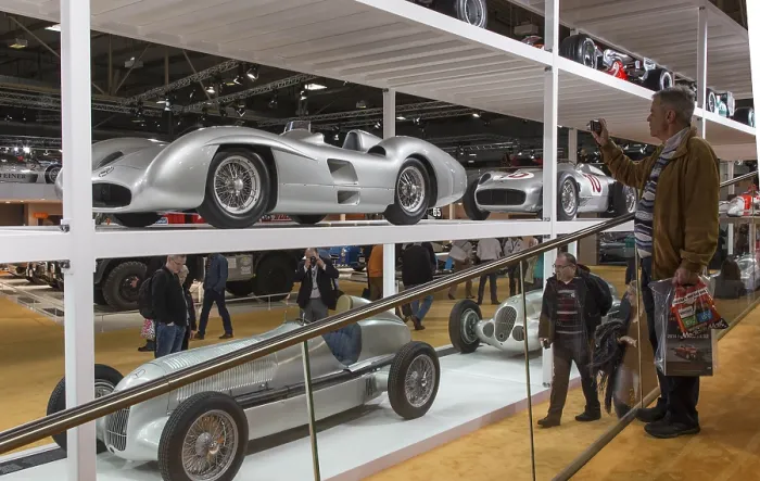 Framed Print : Mercedes Benz racing cars are on display at Techno Classica Framed Print : Mercedes Benz racing cars are on display at Techno Classica