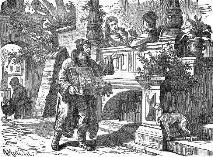 Framed Print : A merchant in Constantinople, Turkey