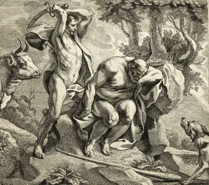 Framed Print : Mercury kills Argus, Zeus sends his messenger Mercury to kill Argus
