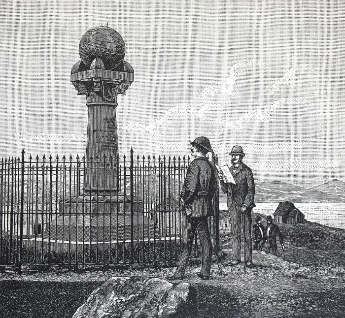 Framed Print : The Meridian Column near the town of Hammerfest