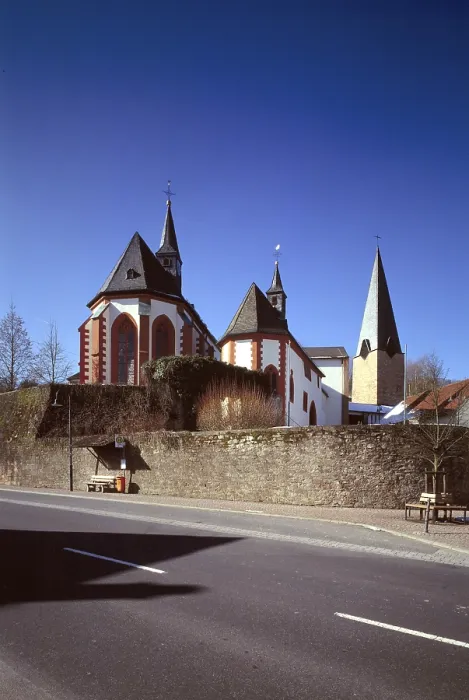 Framed Print : Mespelbrunn, Hessenthal pilgrimage church