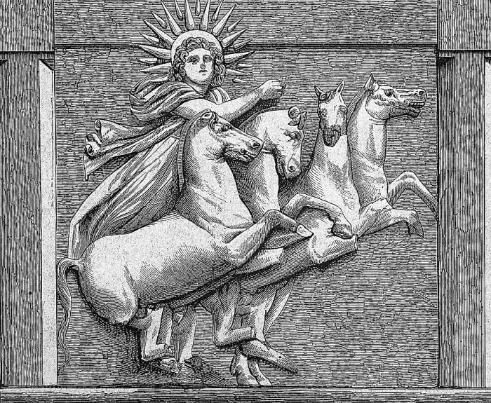 Framed Print : Metope from the Temple of Apollo in Troy