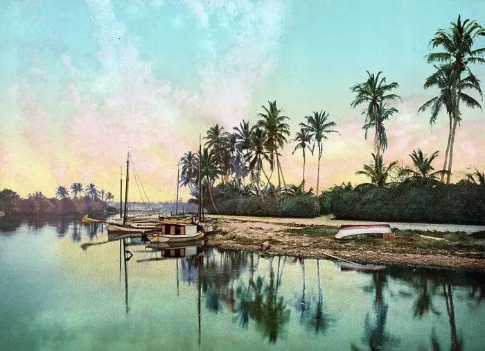 Framed Print : The Miami River, Florida, United States Framed Print : The Miami River, Florida, United States