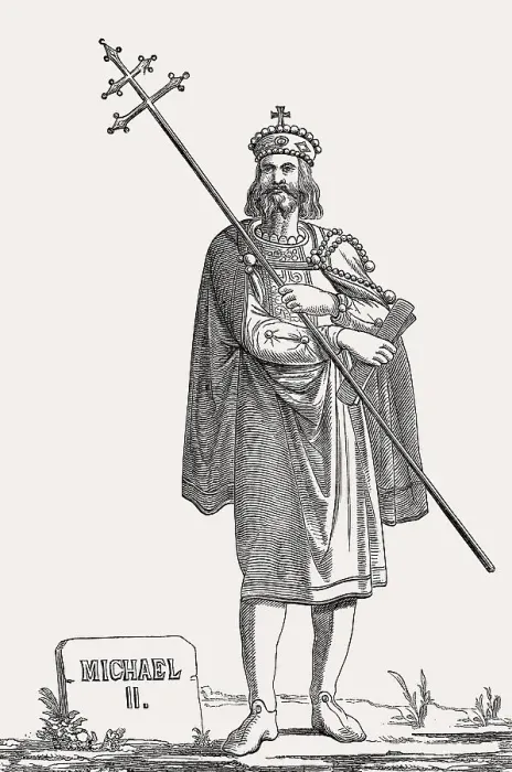 Framed Print : Michael II, the Amorian, 770- 829 Framed Print : Michael II, the Amorian, 770- 829
