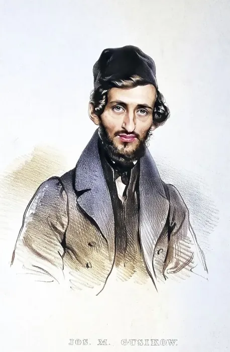 Framed Print : Michael Joseph Gusikow (born 2 September 1806 in Schklou)