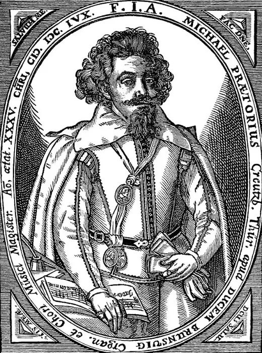Framed Print : Michael Praetorius (c. 1571-1621)