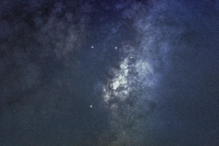 Framed Print : Microscopium star constellation
