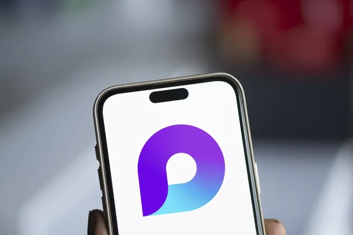 Framed Print : microsoft loop logo is displayed on smartphone Framed Print : microsoft loop logo is displayed on smartphone