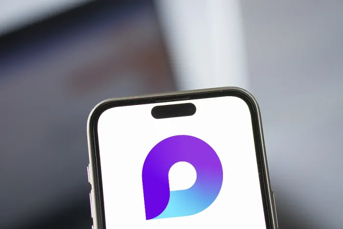 Framed Print : microsoft loop logo is displayed on smartphone Framed Print : microsoft loop logo is displayed on smartphone