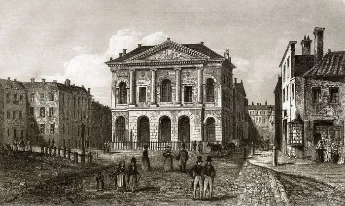Framed Print : The Former Middlesex Session House or the Old Sessions House