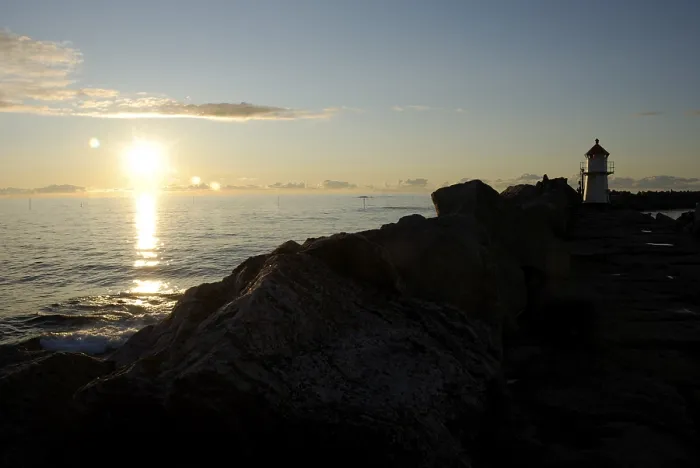 Framed Print : Midnight sun at Andenes, Andoya