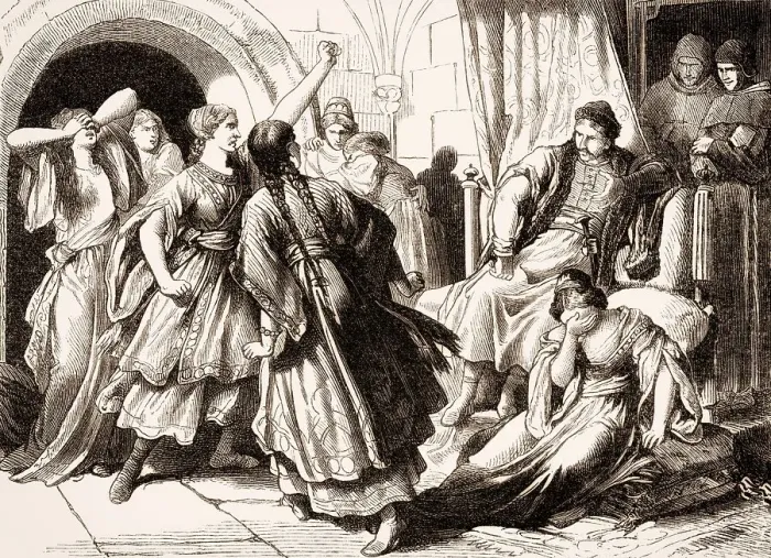 Framed Print : Mieszko I, ca. 930, 992, the ruler of the Polans