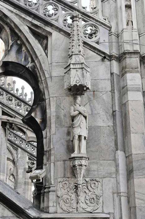 Framed Print : Milan Cathedral, Milan Duomo, start of construction 1386 Framed Print : Milan Cathedral, Milan Duomo, start of construction 1386