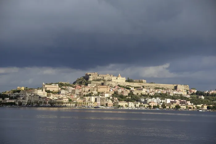 Framed Print : Milazzo with castle