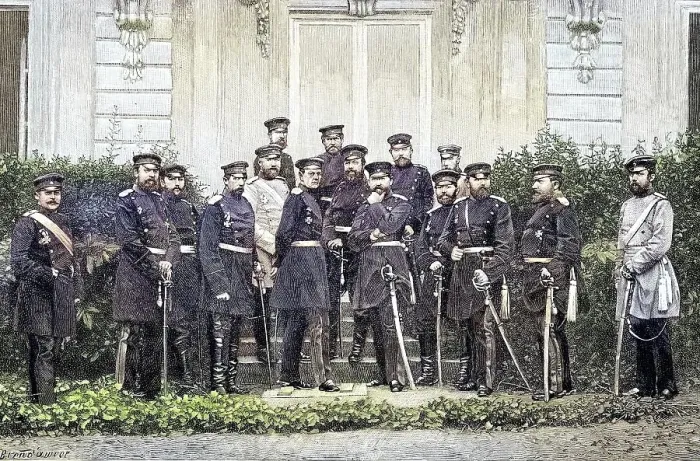 Framed Print : Military Persons in the Franco-Prussian War 1870 Framed Print : Military Persons in the Franco-Prussian War 1870