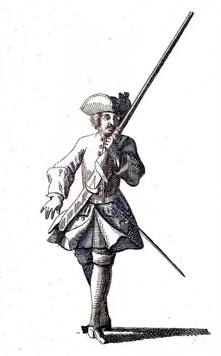 Framed Print : Military types from the beginning of the 18th century Framed Print : Military types from the beginning of the 18th century