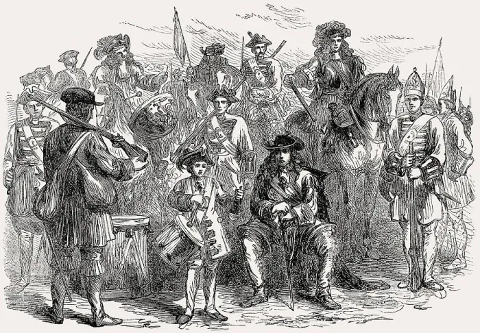 Framed Print : Military uniforms of the 17th century