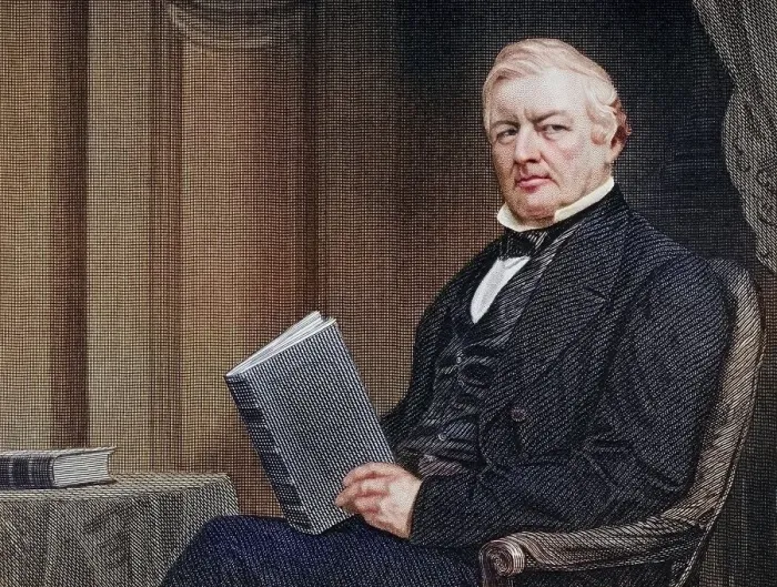 Framed Print : Millard Fillmore 1800 to 1874, 13th President of the United States 1850-53