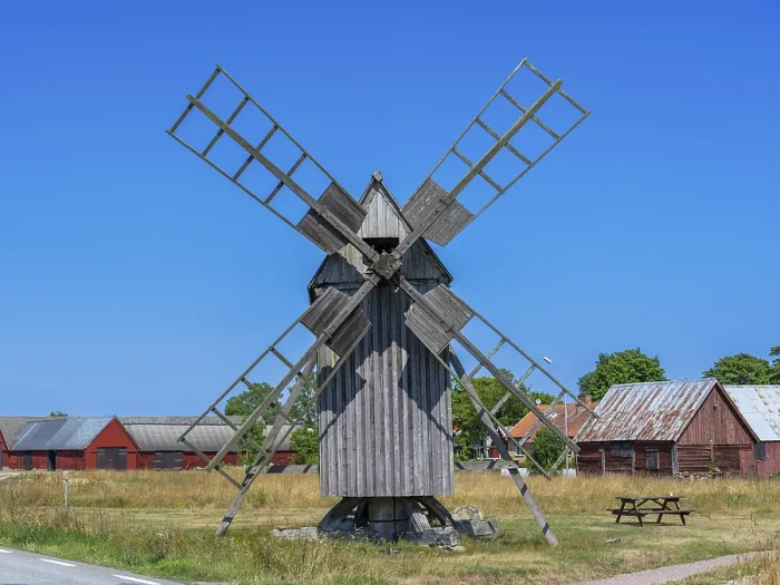 Framed Print : The mills of Lerkaka, historical windmill Framed Print : The mills of Lerkaka, historical windmill